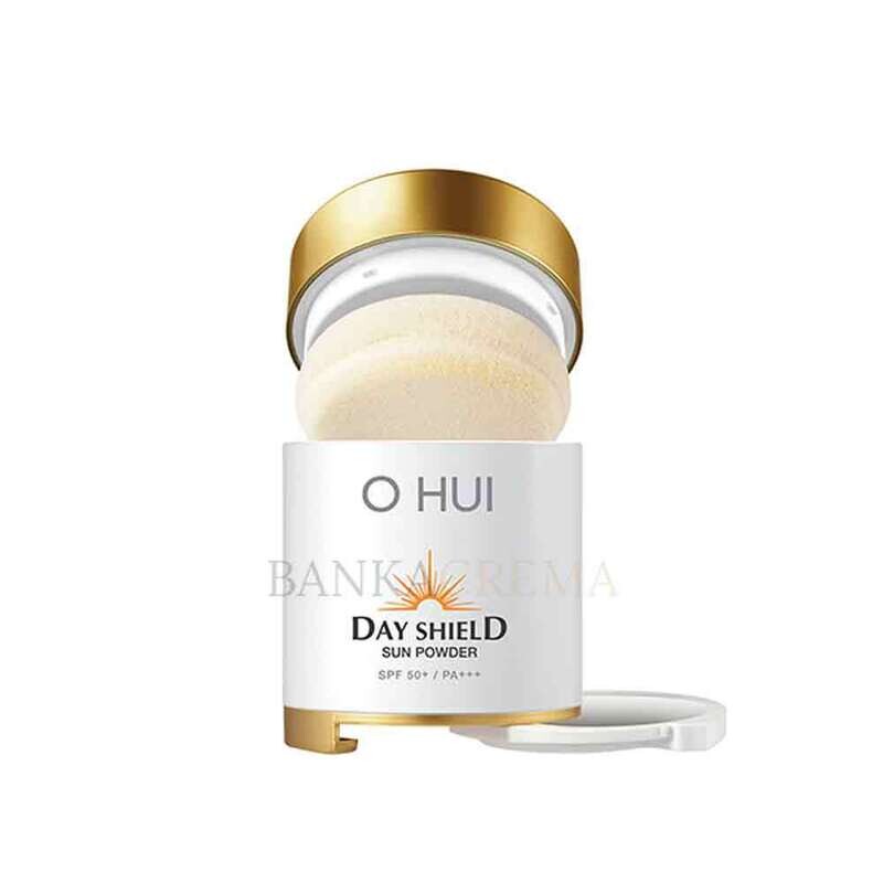 Солнцезащитная пудра OHUI Day Shield Sun Powder SPF50 + PA +++ 20 гр тон 02 бежевый