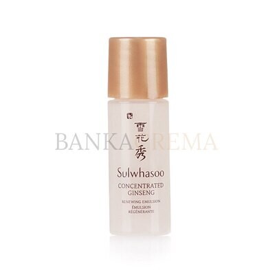 Миниатюра Эмульсия антивозрастная с женьшенемSulwhasoo Concentrated Ginseng Renewing Emulsion 5ml 