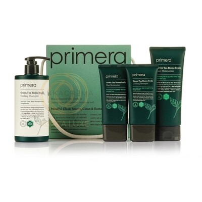 Набор для волос Greentea Biome Scalp Primera Против выпадения 380 мл + 150 мл