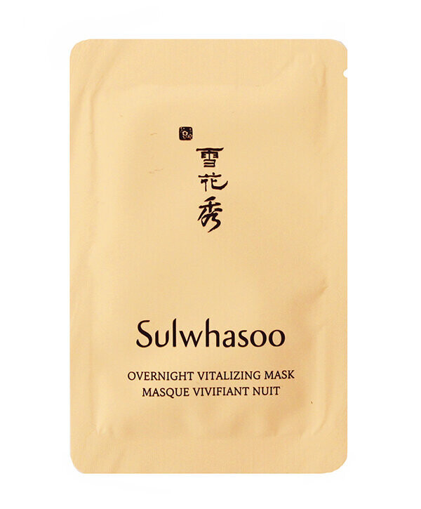Маска для лица Sulwhasoo Overnight Vitalizing Mask Ночная 1 мл 