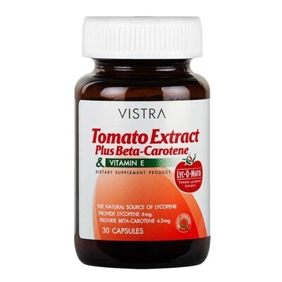 Экстракт томатов + бета-каторин и Витамин Е Vistra 30 кап