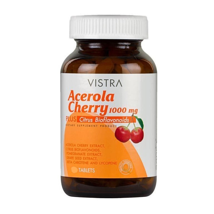 Ацерола+Биофлаваноиды VISTRA Acerola Cherry 45 кап