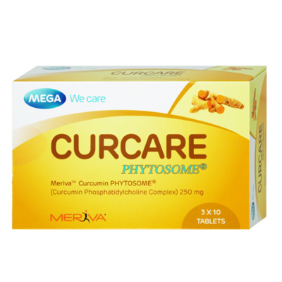 Куркумин Curcare Phytosome Mega we care 250 мг 30 капсул