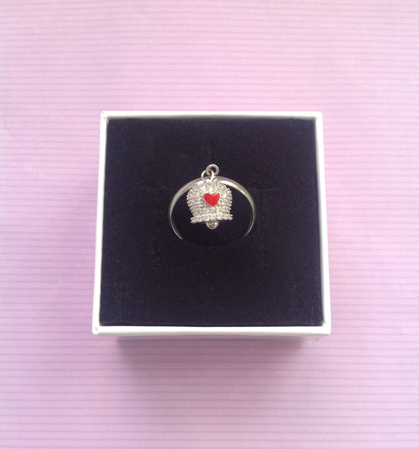 Anello campanella argentato( oro o argento)