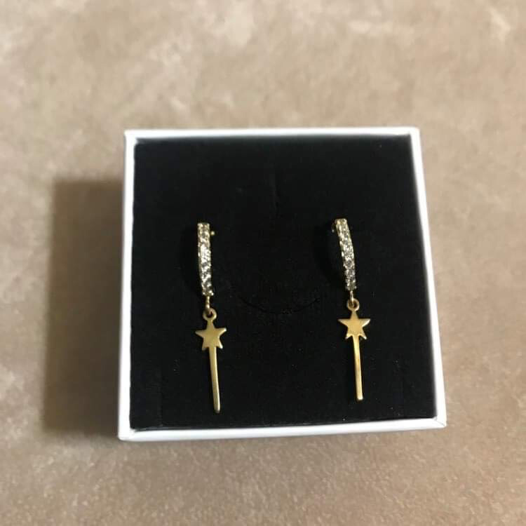 Orecchini bacchetta magica ( oro, argento o oro rosa)