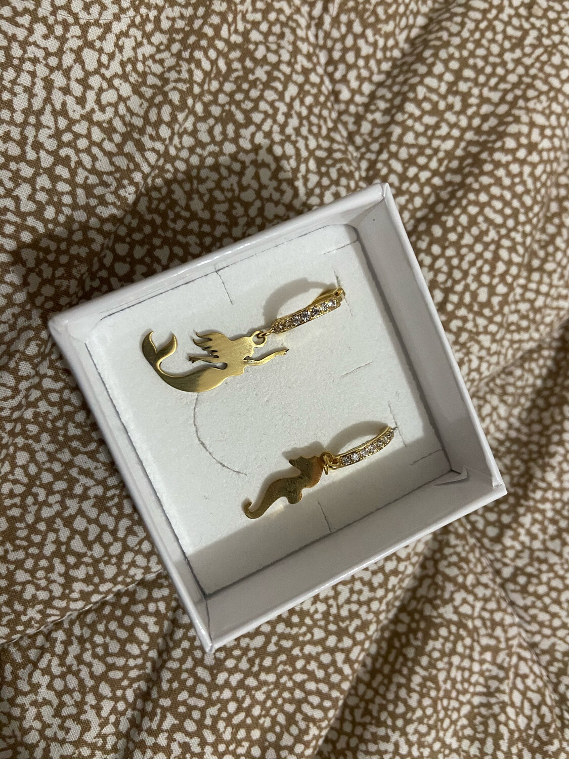Orecchini sirenetta ( argento o oro )