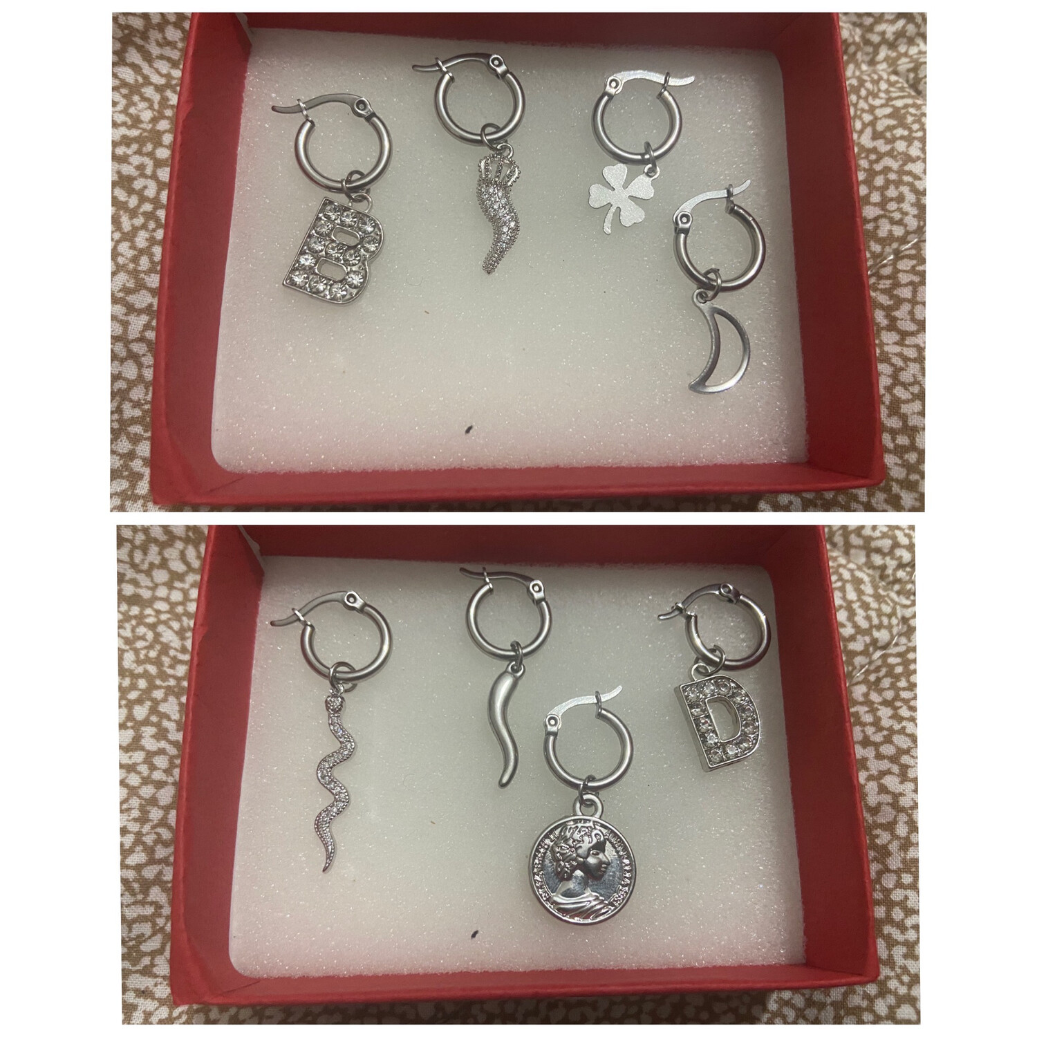 Silver HOOPS mono