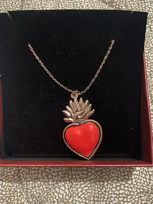 Choker cuore sacro rosè ( + colori)