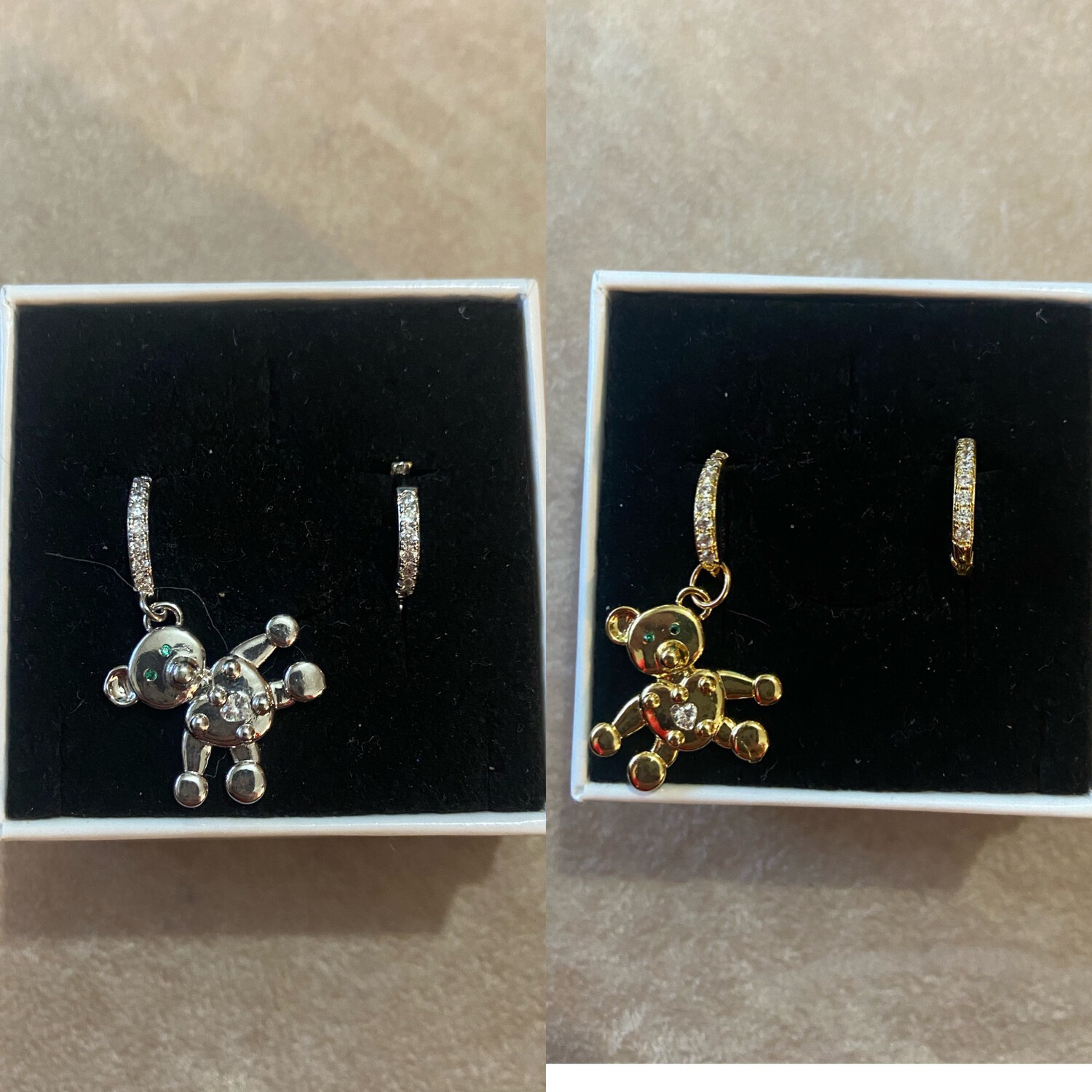 Orecchini teddy ( oro o argento)