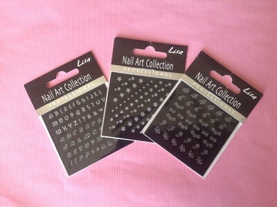 Stichers unghie con Glitter