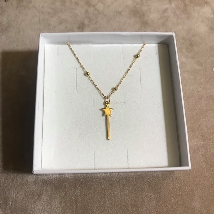 choker bacchetta magica ( oro o argento)