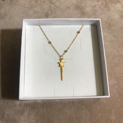 choker bacchetta magica ( oro o argento)