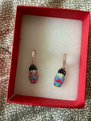 cerchietto strass con giapponesina