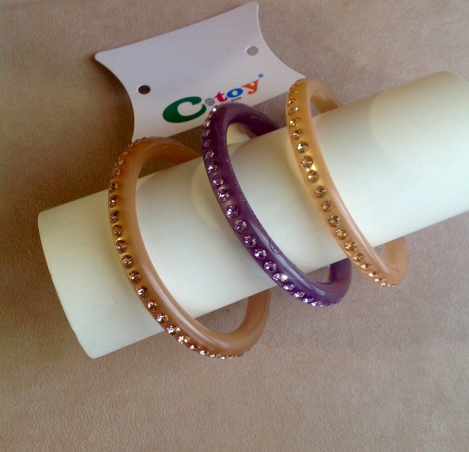Braccialetto rigido con strass Swarovski