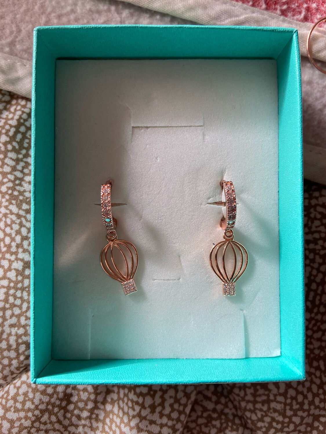 Cerchietto mongolfiera in argento 925 rosè