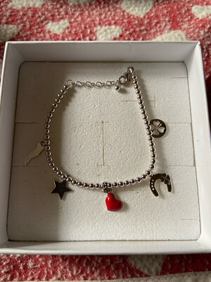 Braccialetto palline Belle in argento 925