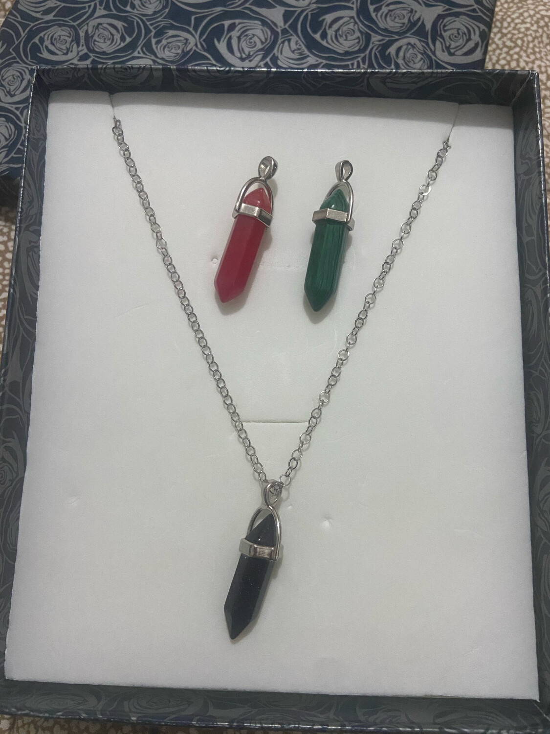 collana obelisco ( + pietre)