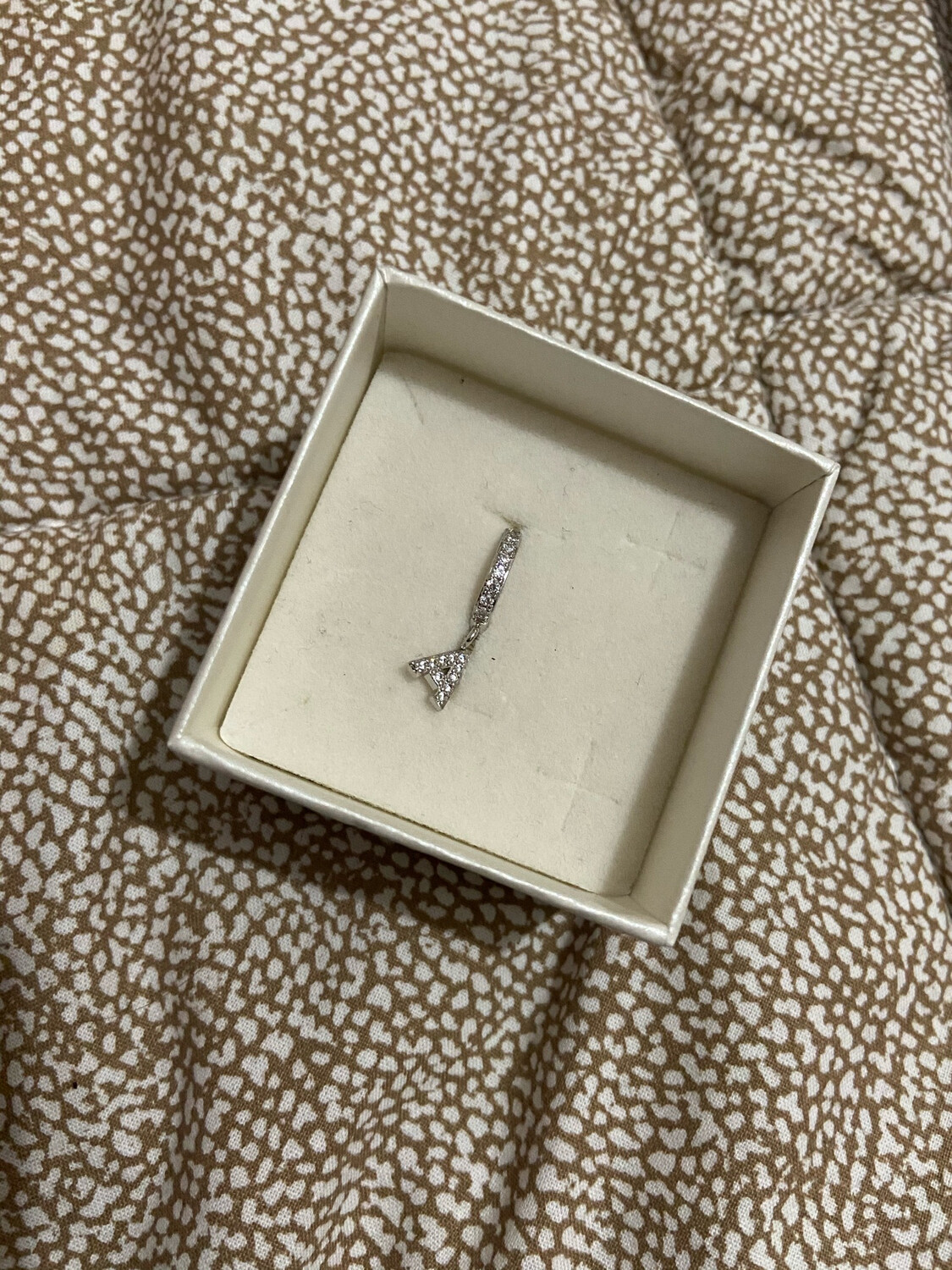 Hoop lettera silver