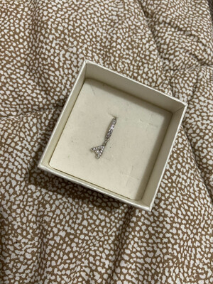 Hoop lettera silver