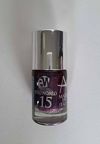smalto egoworld ( + colori), colore: 15. viola scuro perlato