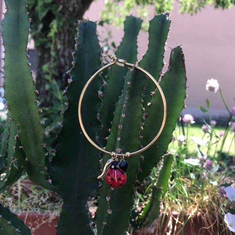 Bracciale rigido coccinella ( + colori)