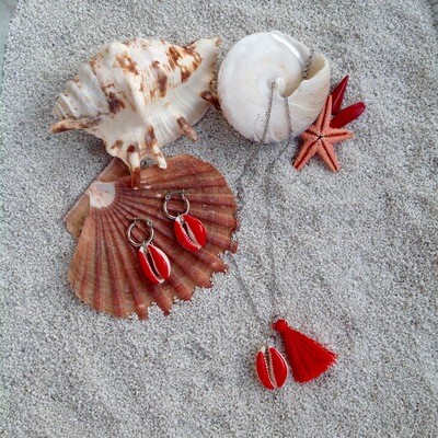 Set Conchiglia rossa
