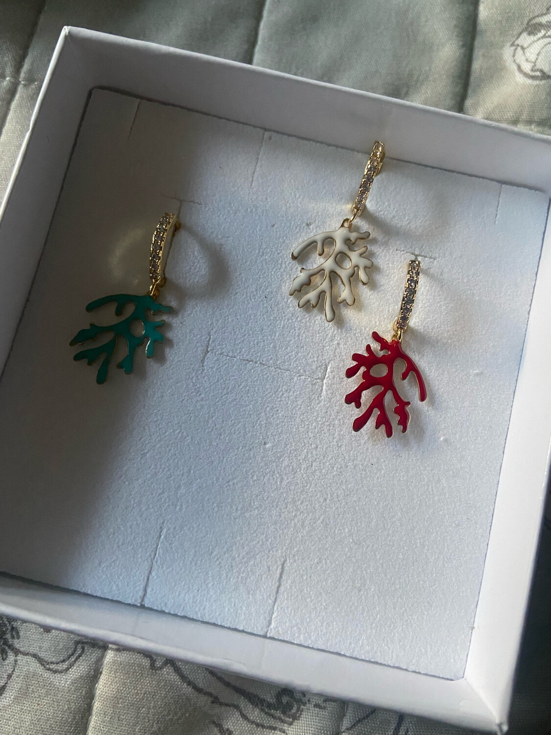 Cerchietti strass corallo