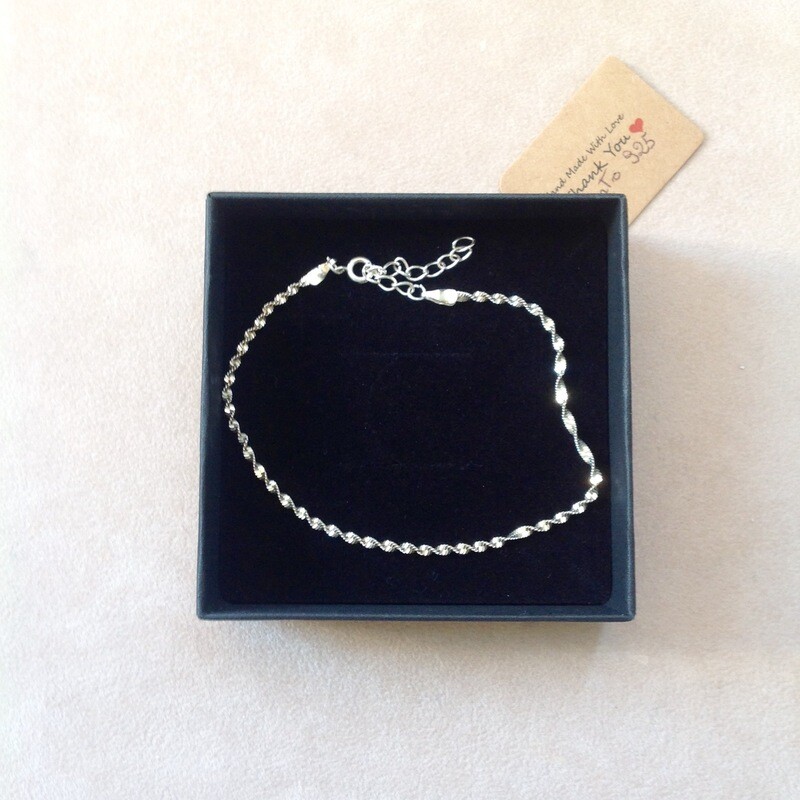 Cavigliera in argento 925