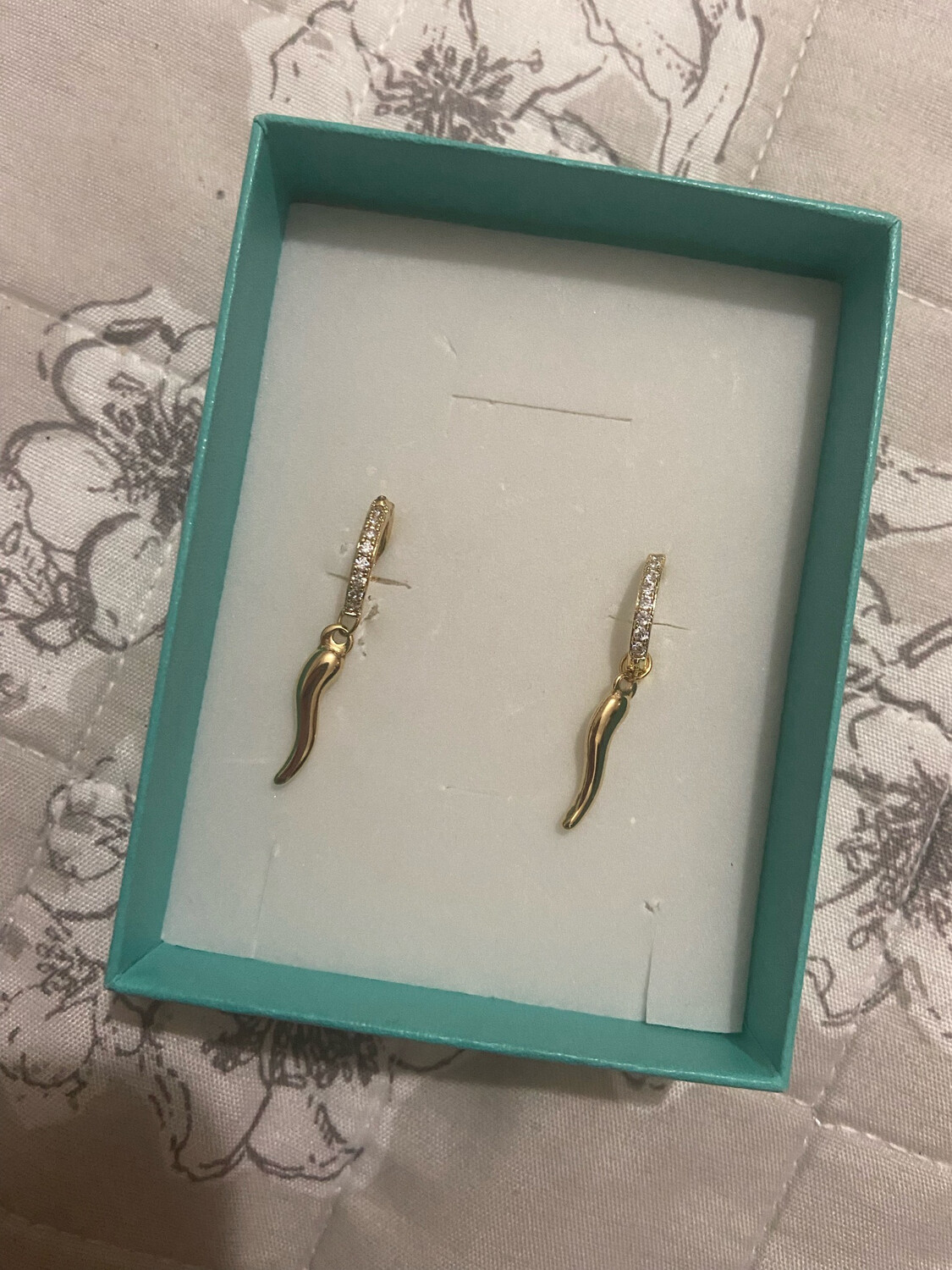 Orecchini cornetti gold