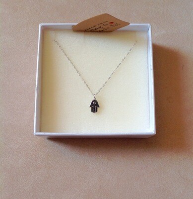 Collana mano di Fatima con Zircone neri