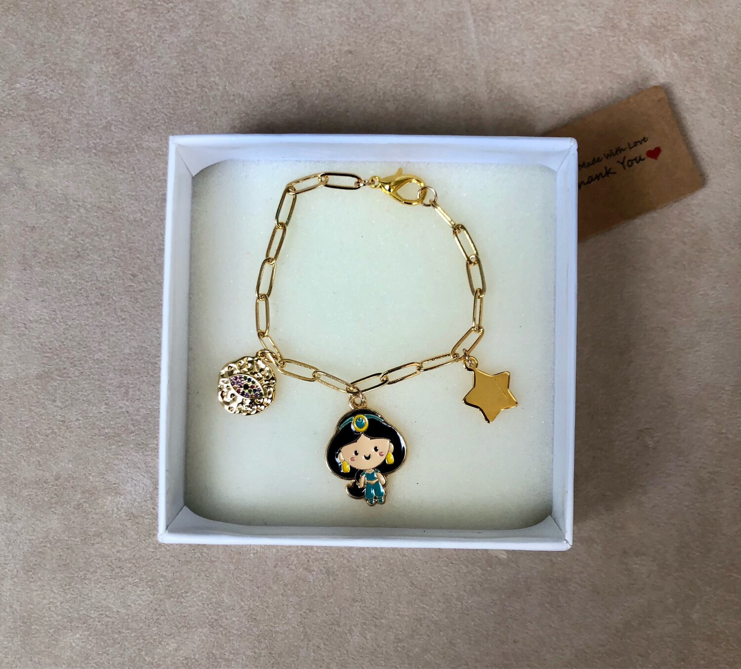 Braccialetto catena Principessa Jasmine
