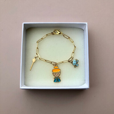 Braccialetto Catena Principessa Cenerentola