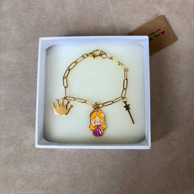 Braccialetto  catena Principessa Aurora