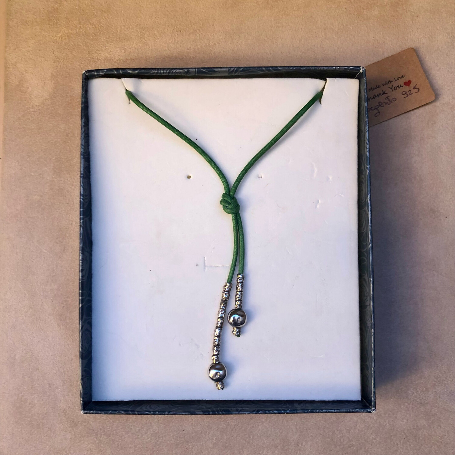 Collana pepite argento 925