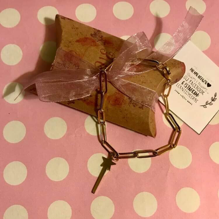 braccialetto catena bacchetta magica gold