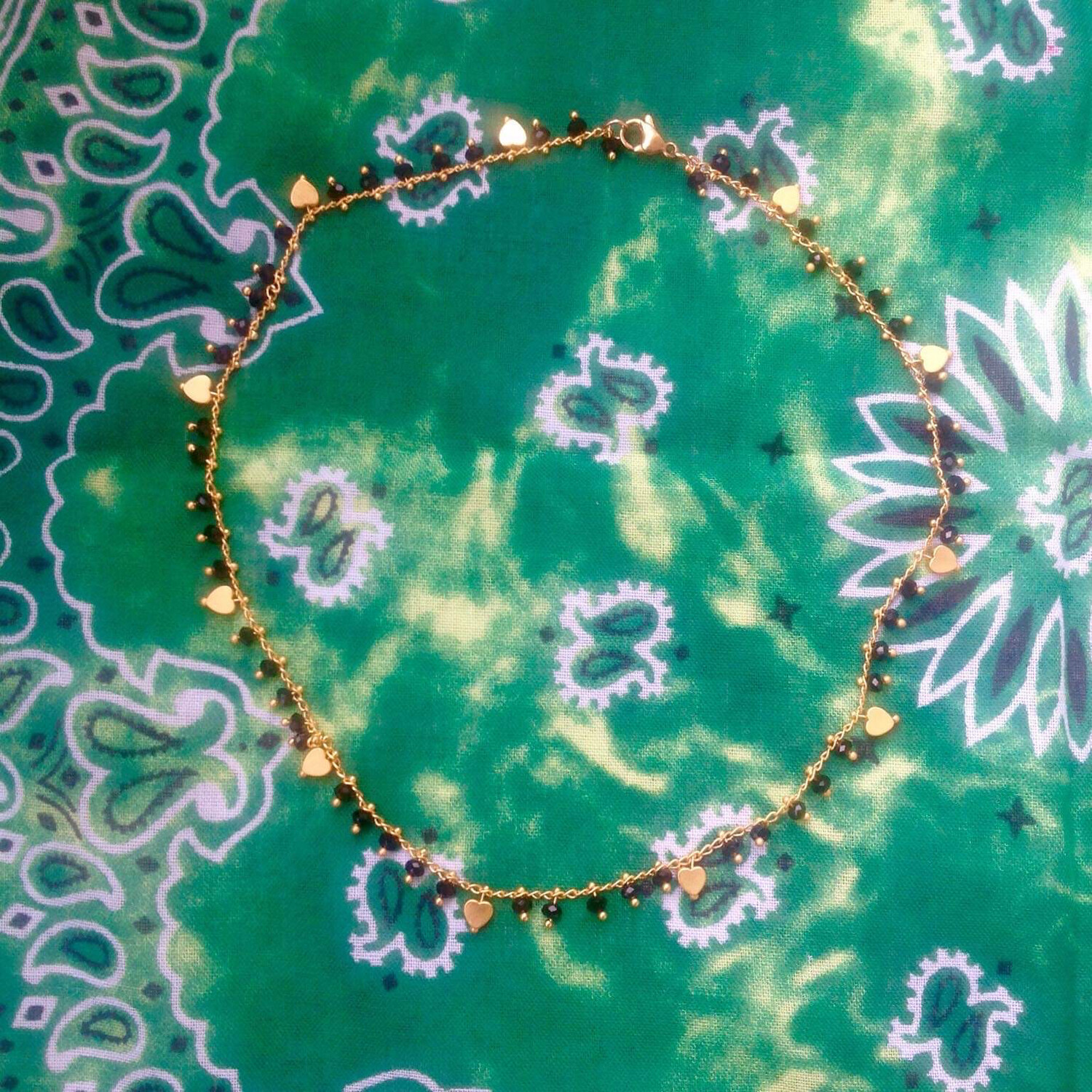 Choker Black and hearts