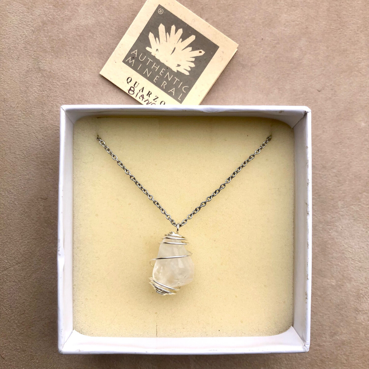 Collana Quarzo Bianco