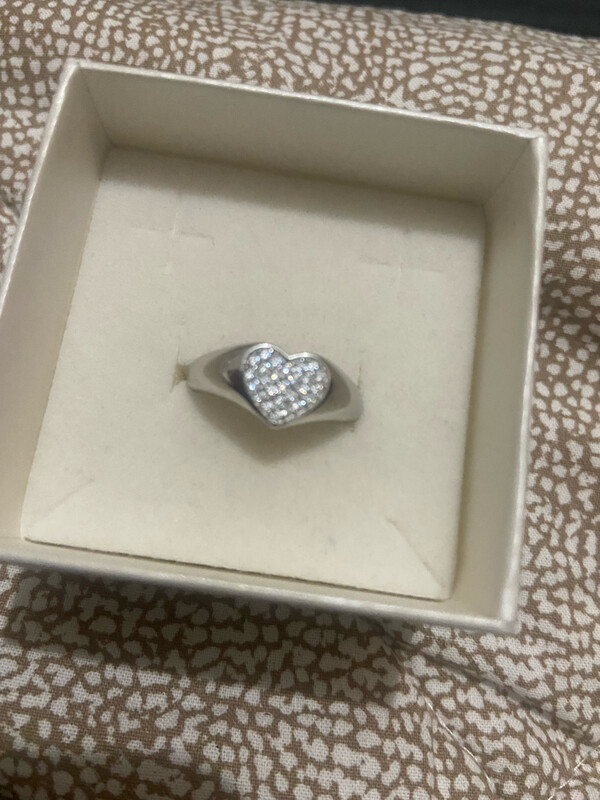 Anello kiss in argento 925