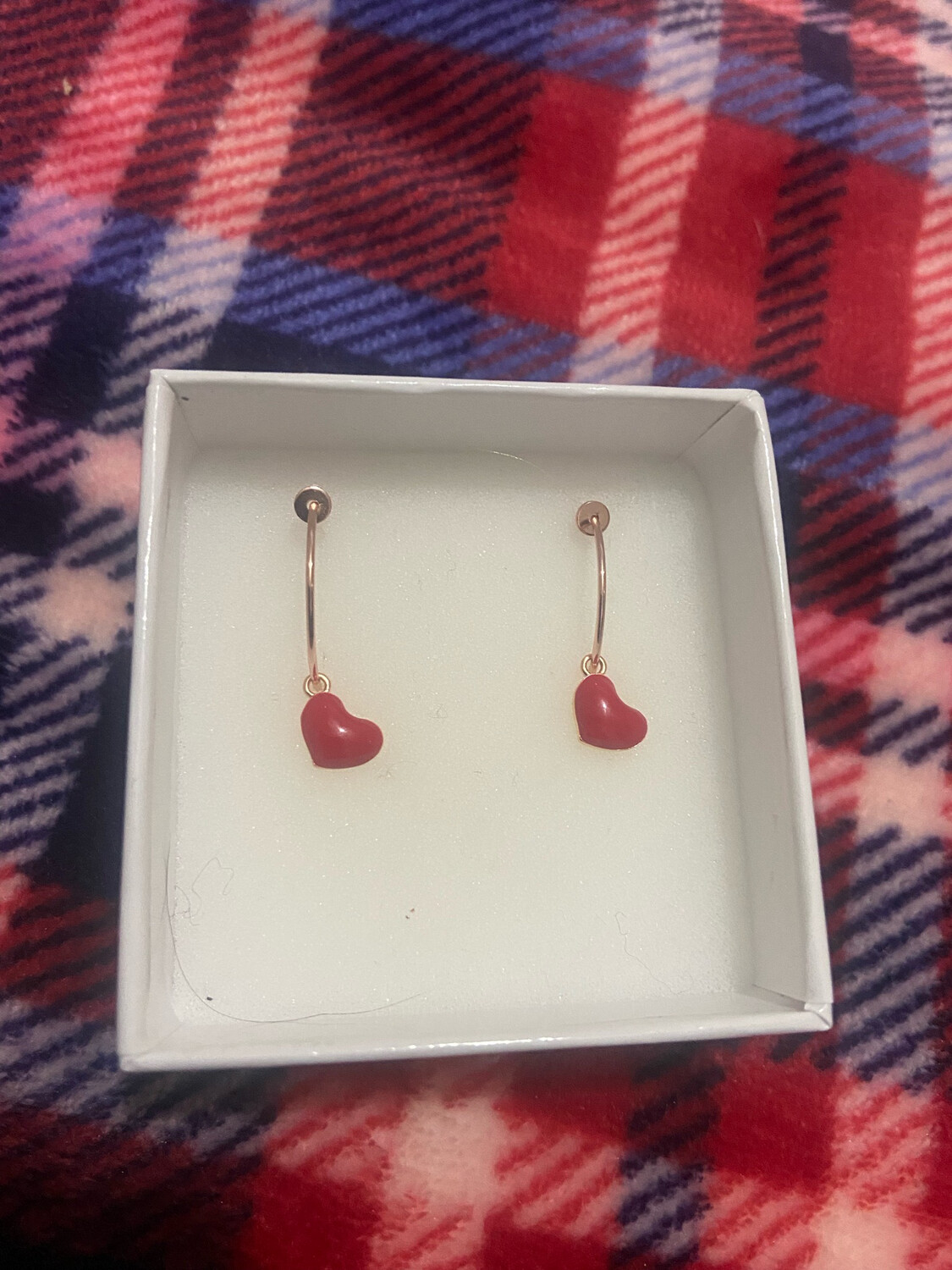 Hoops coeur argento 925 rosè