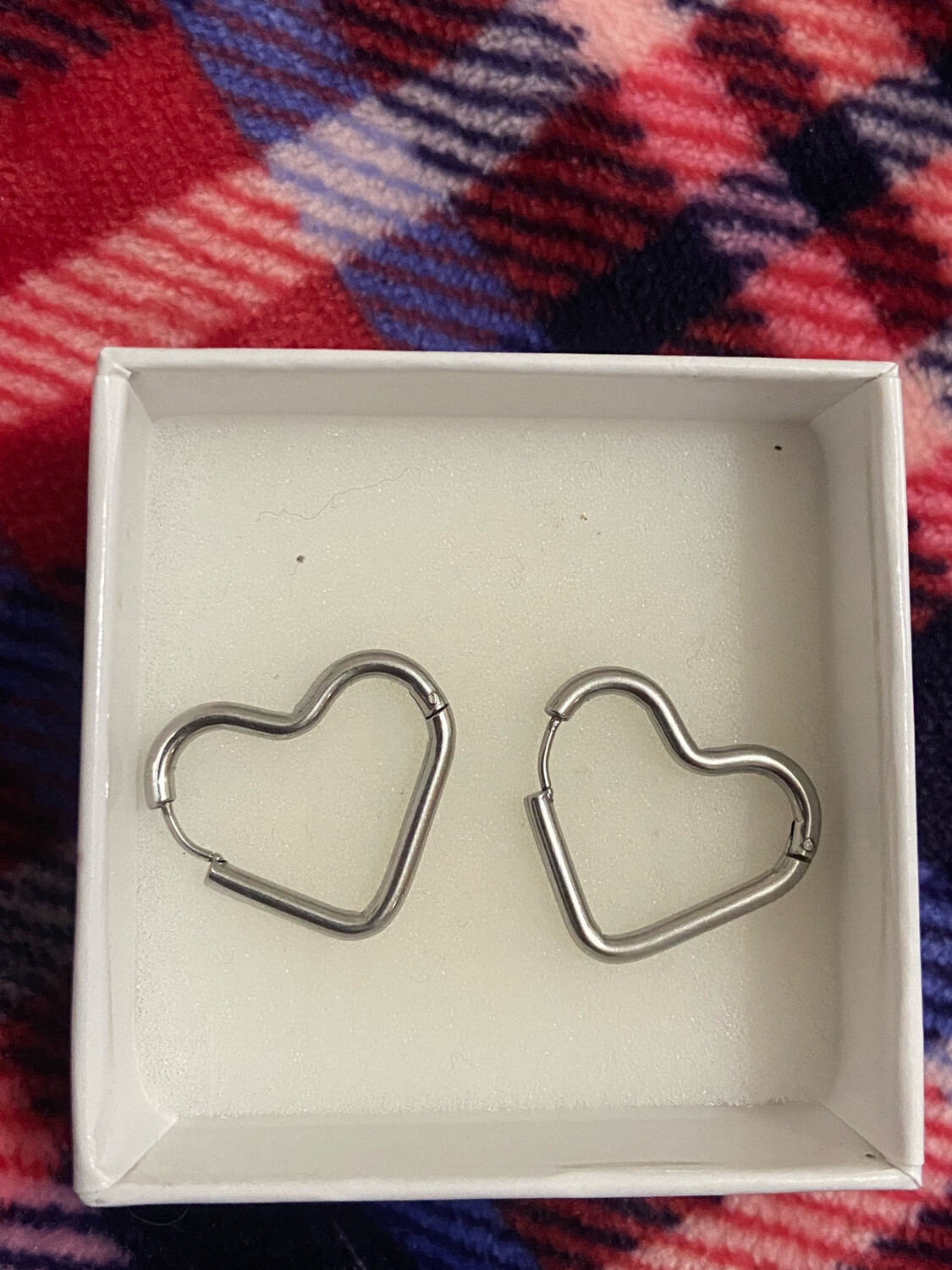 Orecchini hearts silver