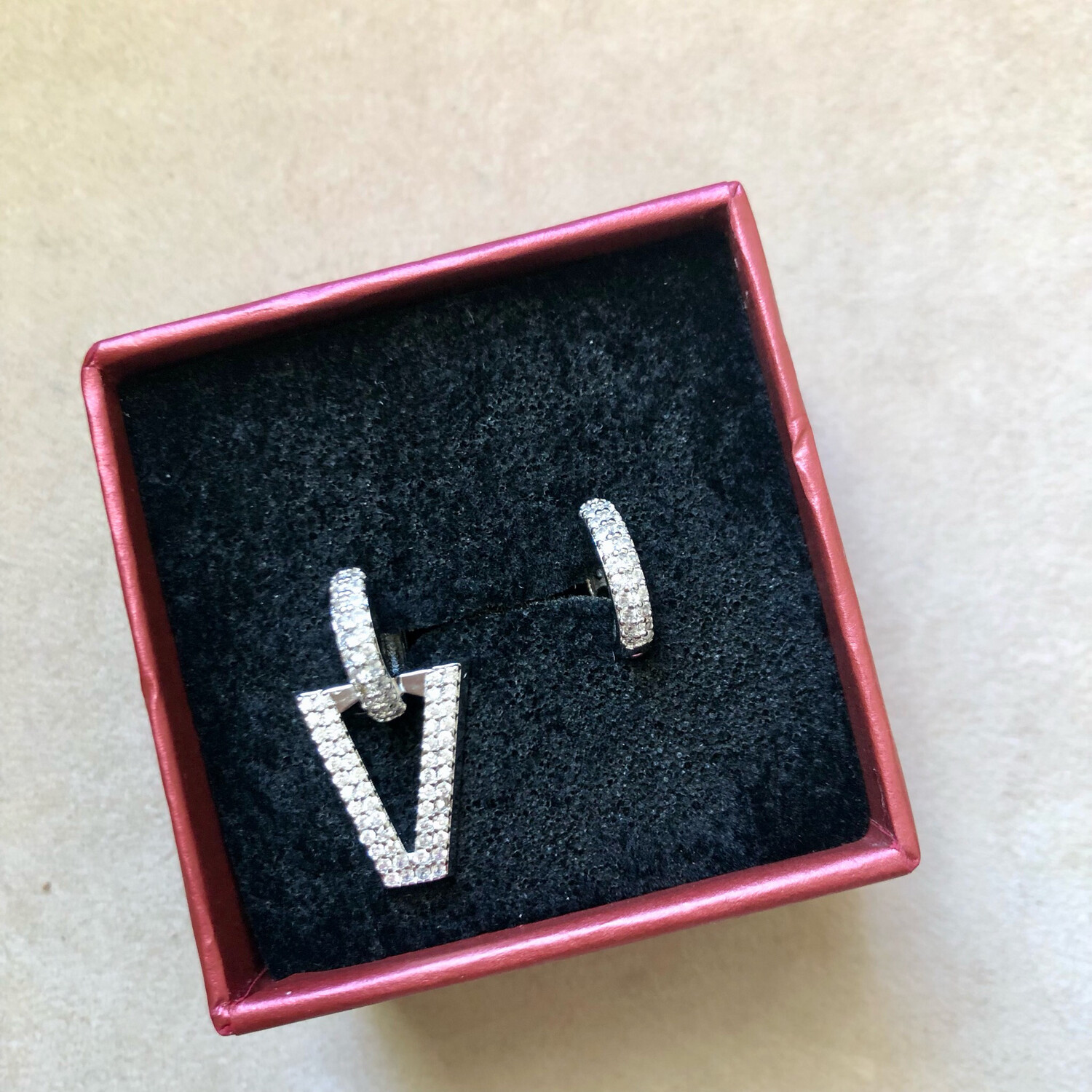 Orecchini cerchietto enchated Silver