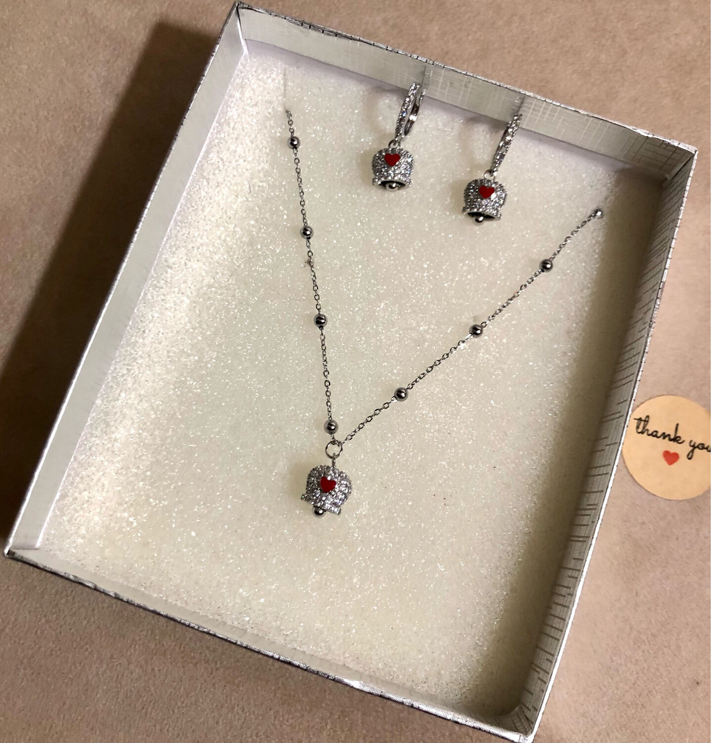 Set Campanella collana+orecchini