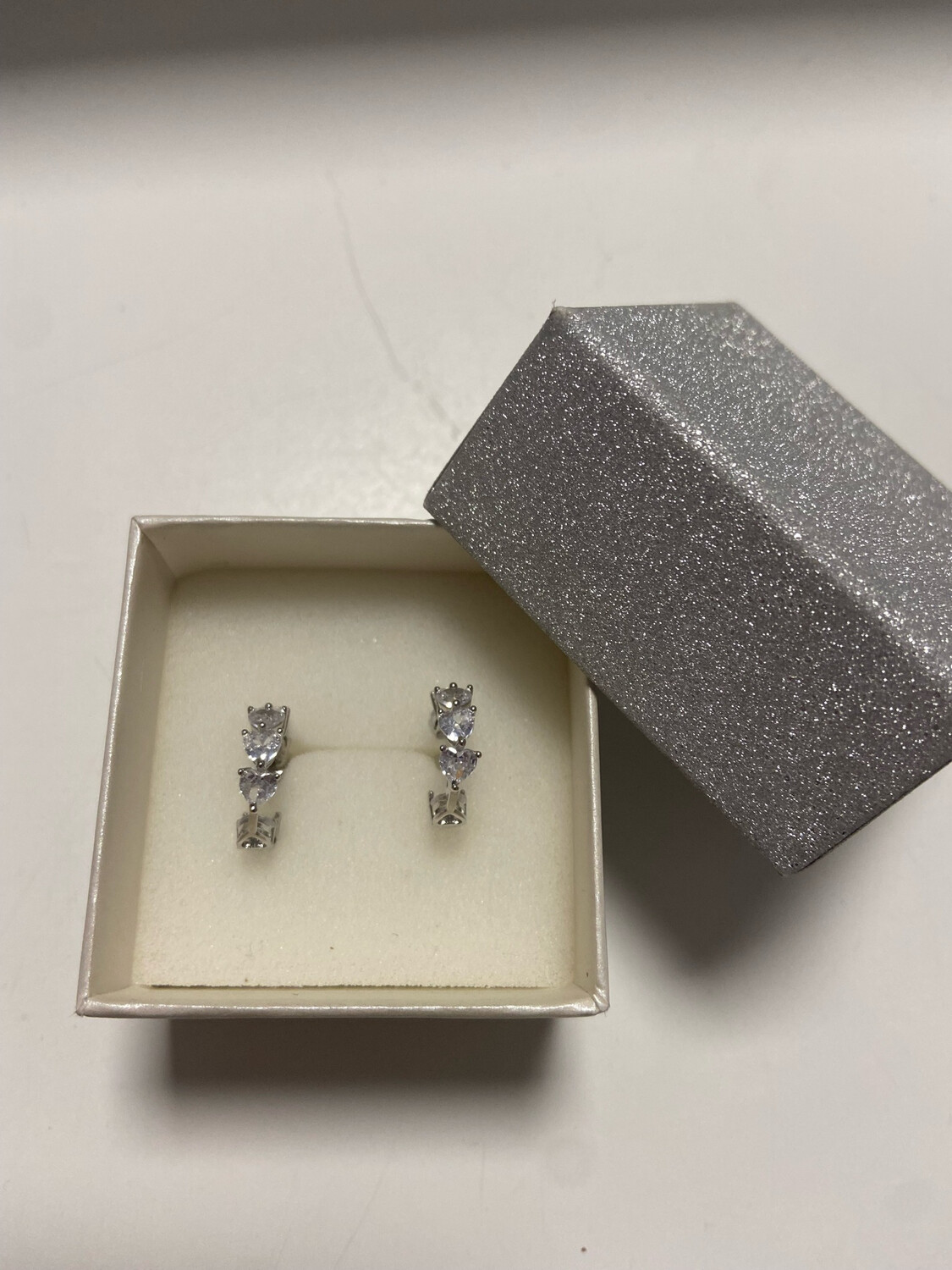Orecchini mini corazon silver