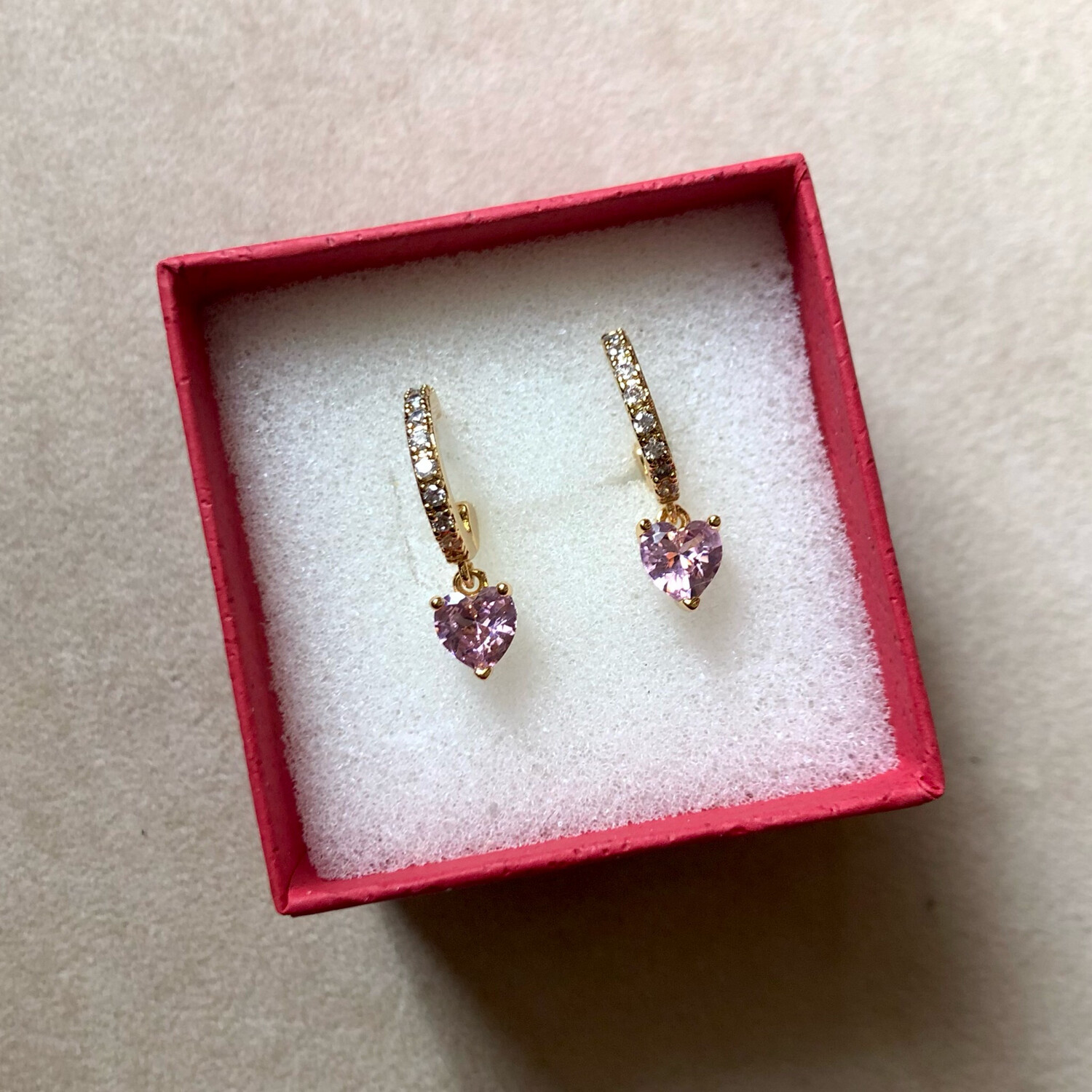 Hoops Paris Gold pink