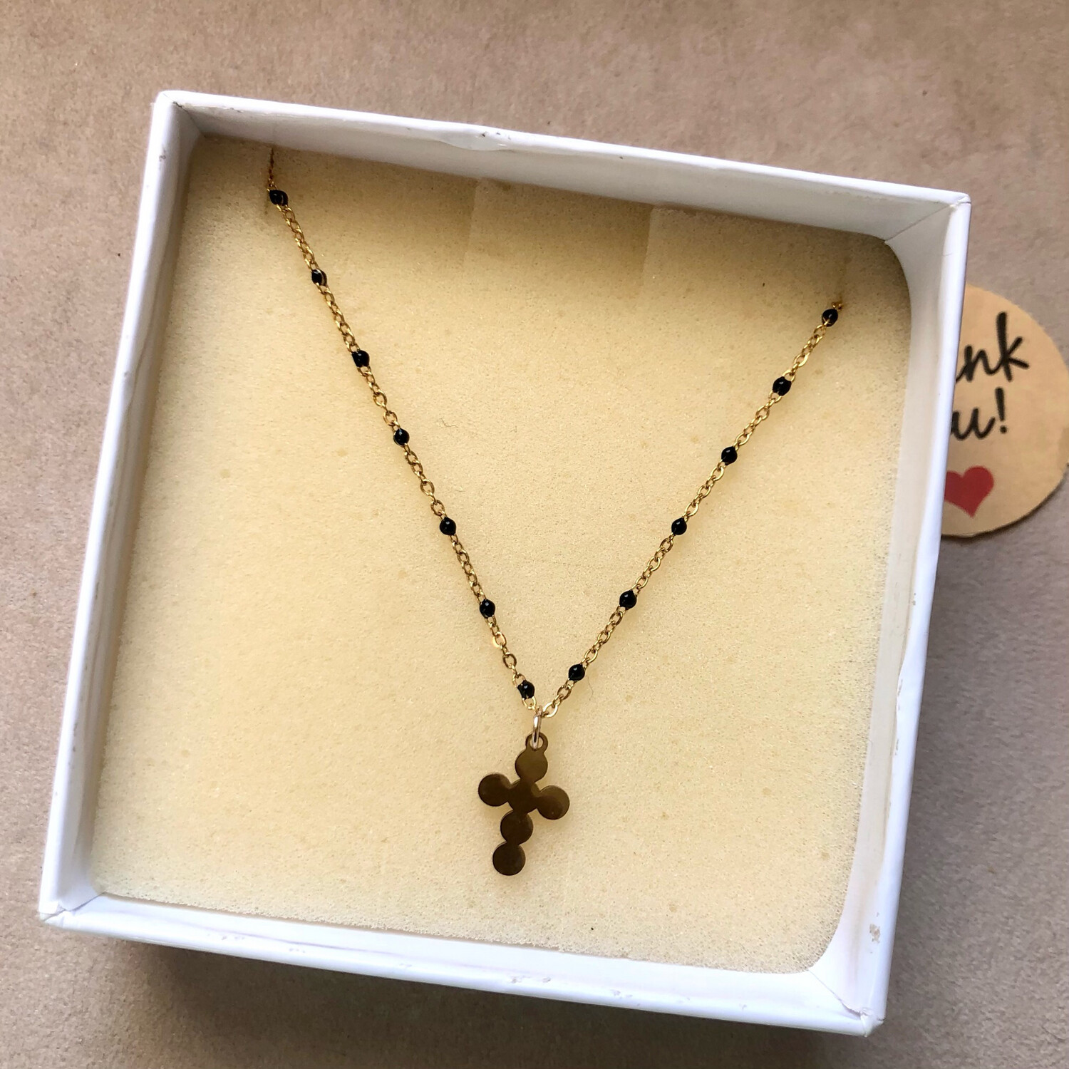 Collana Rosario croce