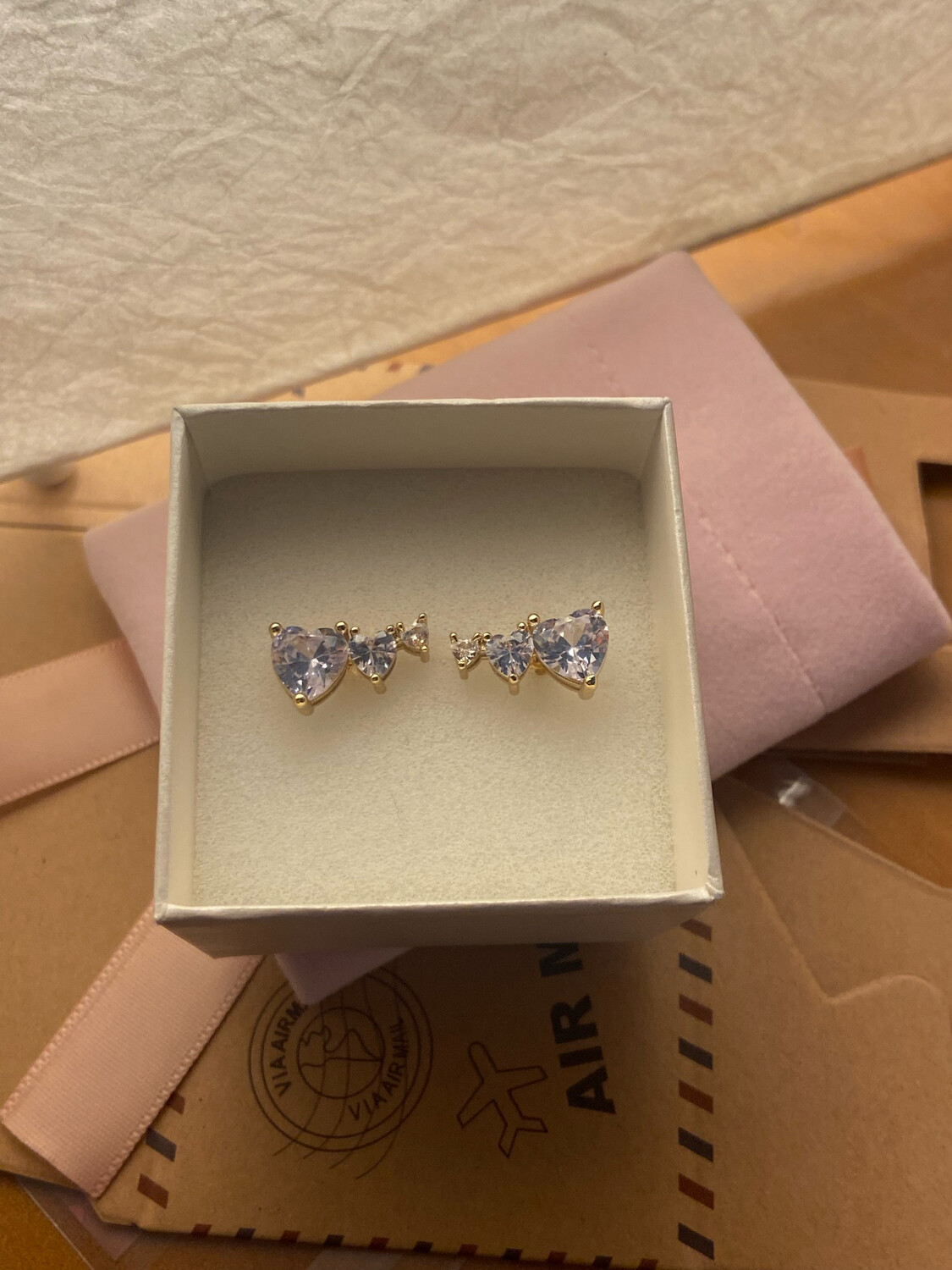 Orecchini trio paris gold