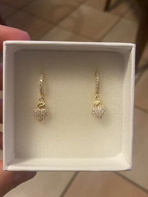 Hoops sacro cuore gold