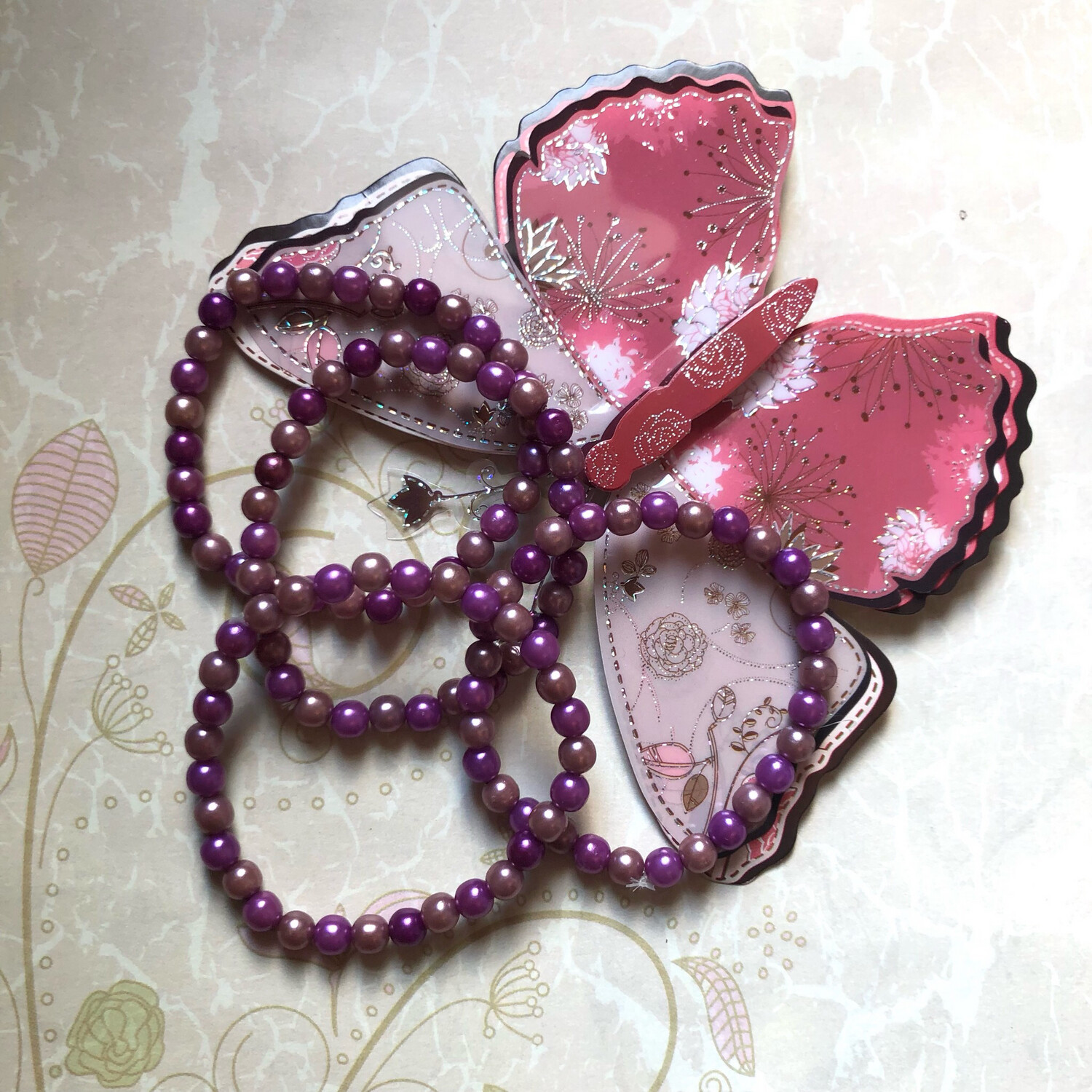 Braccialetto elastico viola/lilla