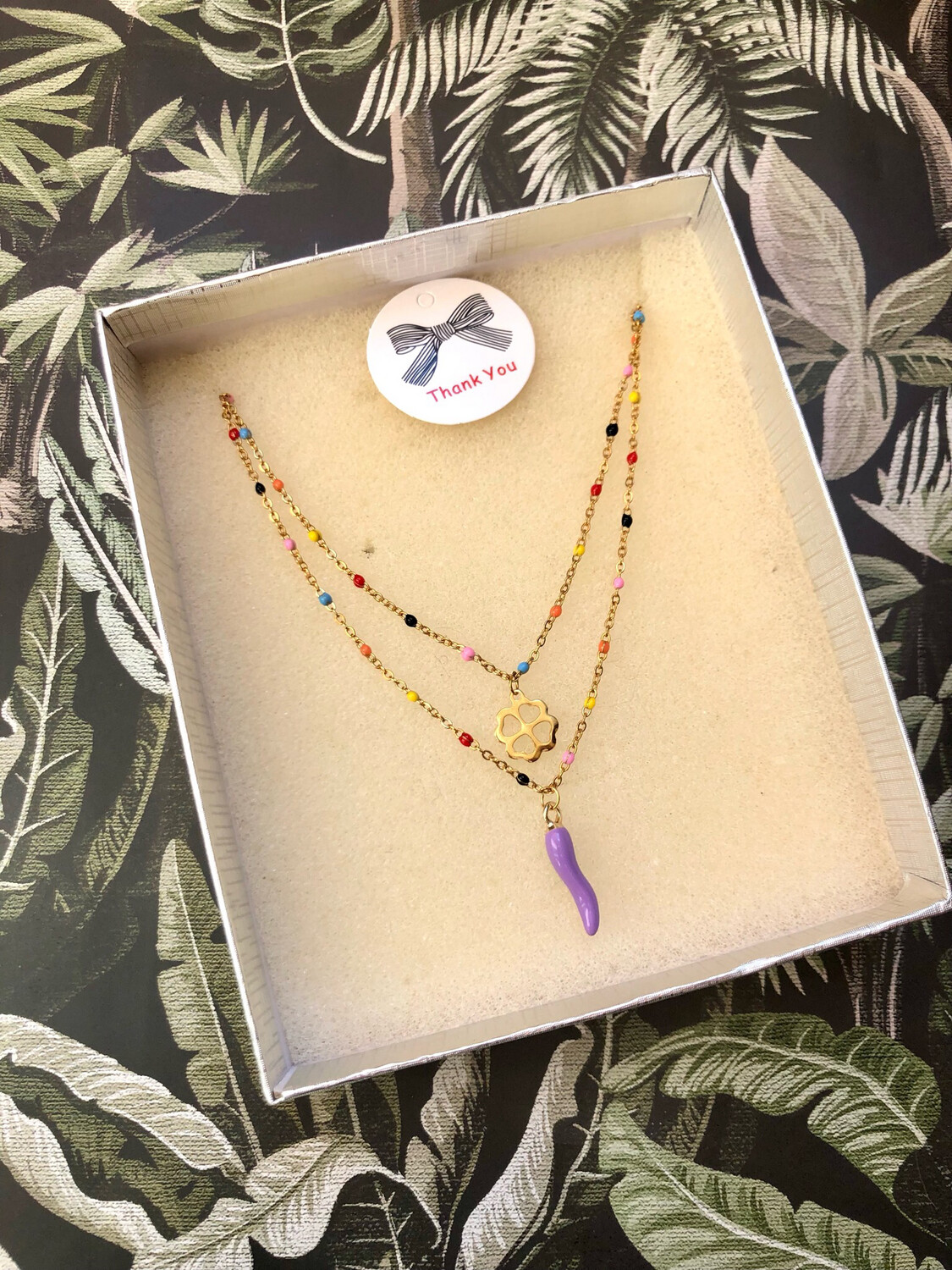 Collana double necklace