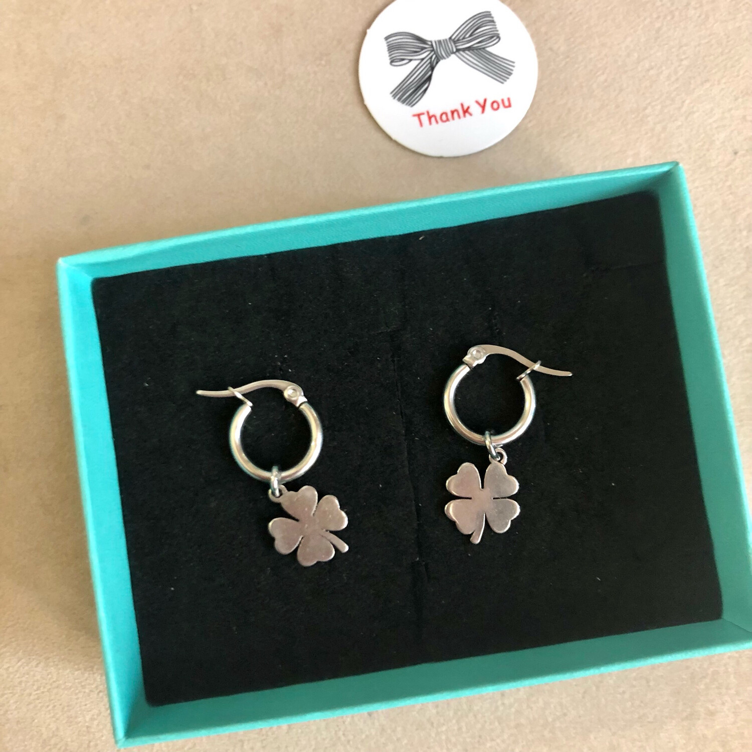 Orecchini quadrifoglio Silver🍀